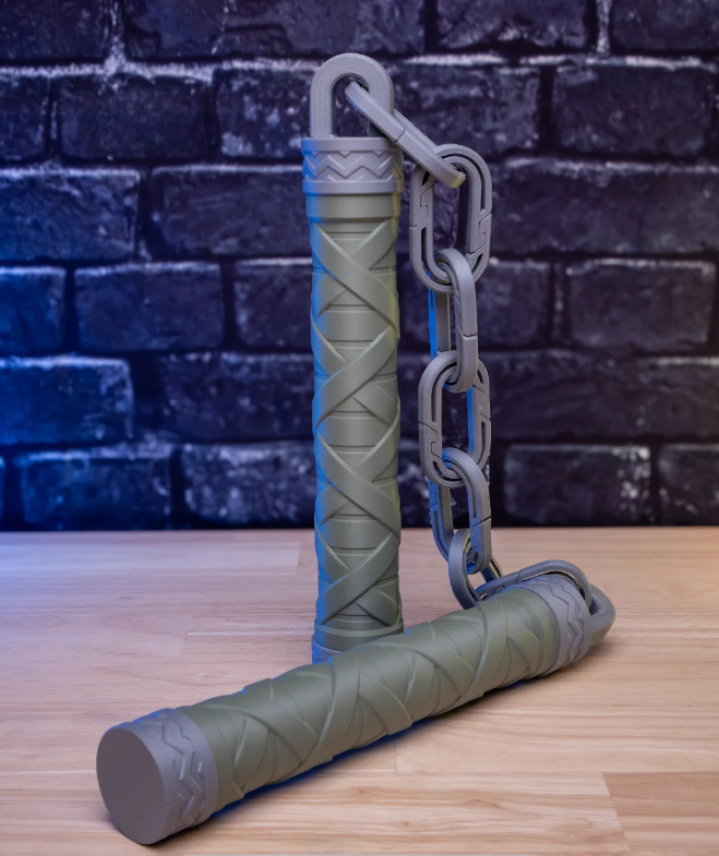 Kurogane Nunchucks – Plastic Costume Weapon for Cosplay & Shows