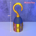 Pirate Hook Cosplay Prop | Pirate Dress-Up Accessory | Pretend Play Costume Piece