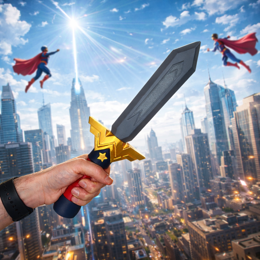 Hero-Style Sword Cosplay Prop - Costume Accessory