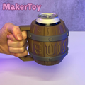 Rum Barrel Can Holder – Pirate Tankard Cooler