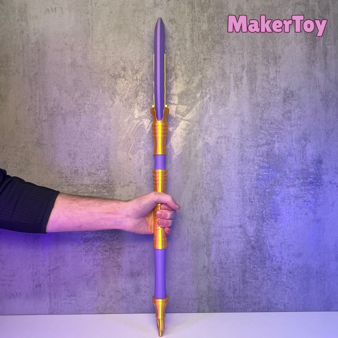 Mira Glaive Cosplay Prop | Fantasy Display | Collector Fan Gift | Lightweight Cosplay Accessory