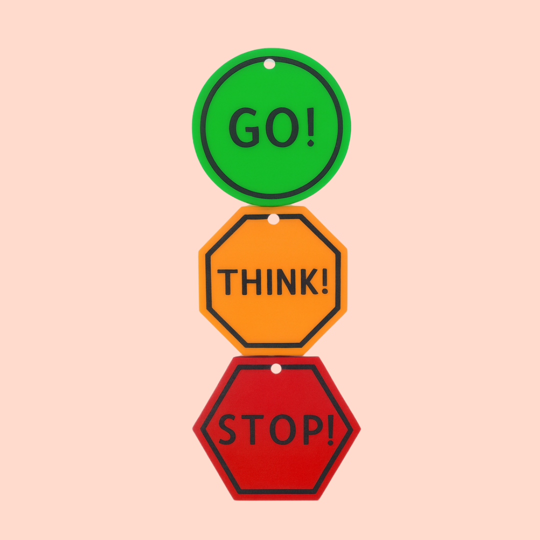 STOP • THINK • GO – Self-Regulation Keyring | Behaviour Support Tool for SEN/D & Zones of Regulation