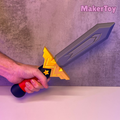 Hero-Style Sword Cosplay Prop - Costume Accessory