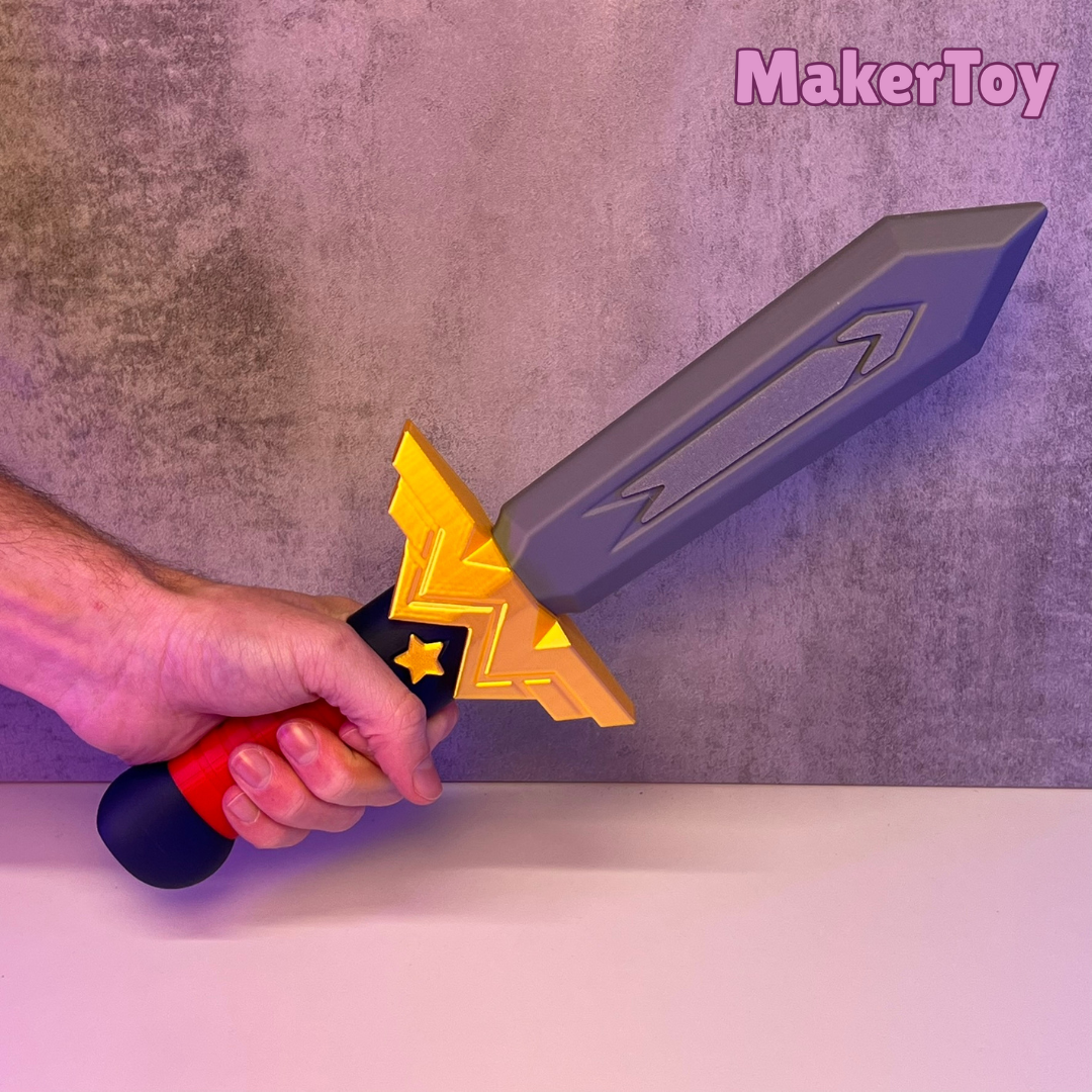 Hero-Style Sword Cosplay Prop - Costume Accessory