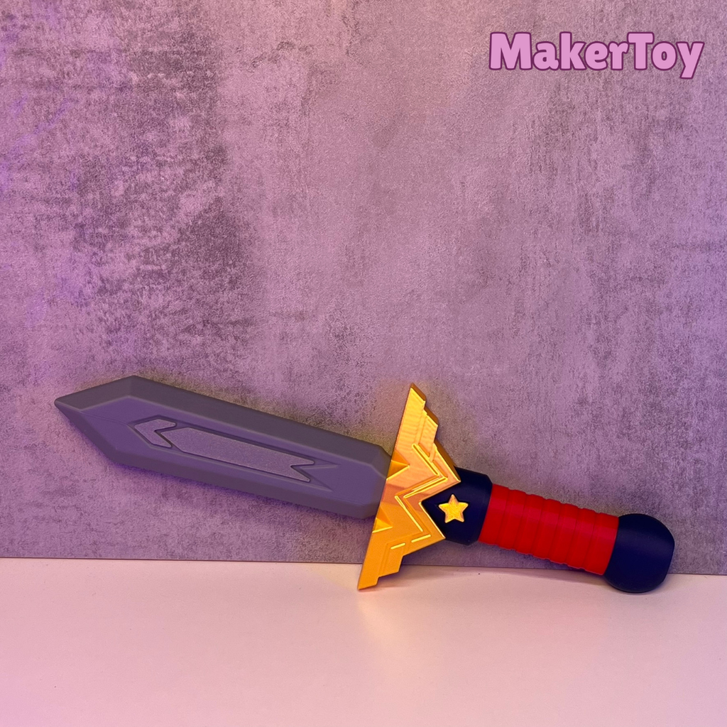 Hero-Style Sword Cosplay Prop - Costume Accessory