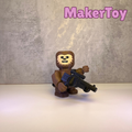 Chewbacca Chunkable Figure - Fan Art 3D Printed Collectible | MakerToy