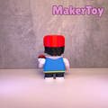 Ash Chunkum - chunky 3D printed figure