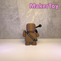 Chewbacca Chunkable Figure - Fan Art 3D Printed Collectible | MakerToy