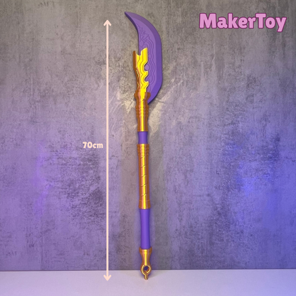 Mira Glaive Cosplay Prop | Fantasy Display | Collector Fan Gift | Lightweight Cosplay Accessory