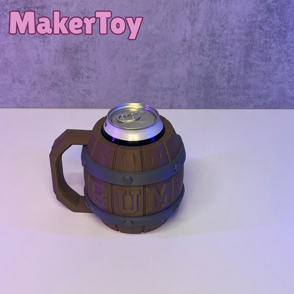 Rum Barrel Can Holder – Pirate Tankard Cooler
