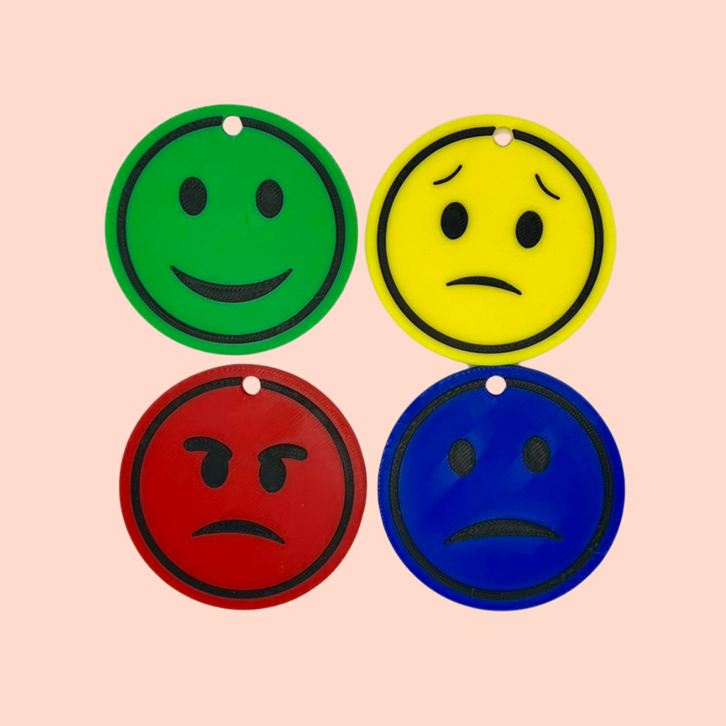 Zones of Regulation Keychain | Emotional Regulation Tool for SEN, Autism & ADHD