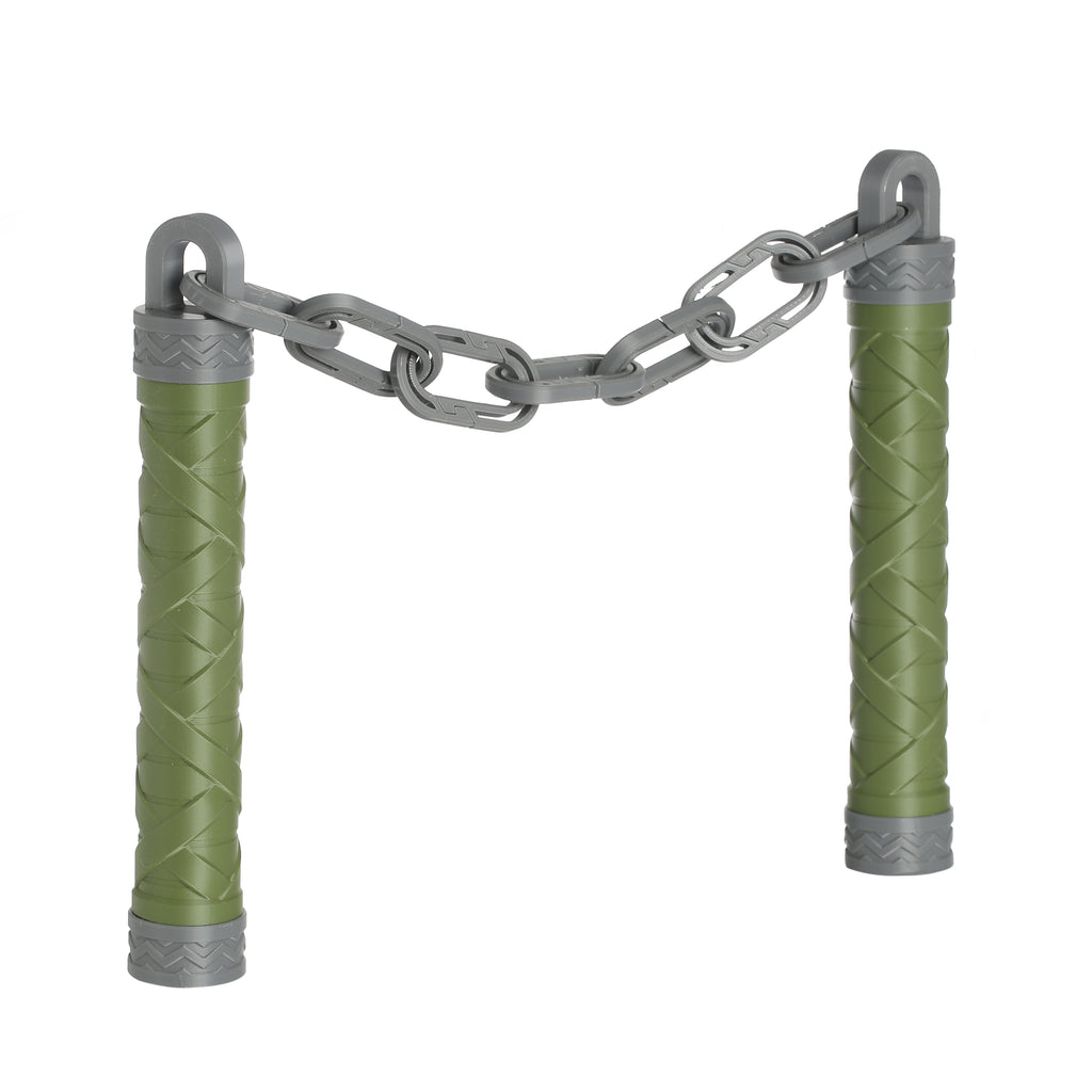 Kurogane Nunchucks Prop – Plastic Martial Arts Cosplay Weapon, Safe Nunchaku for Costume & Display