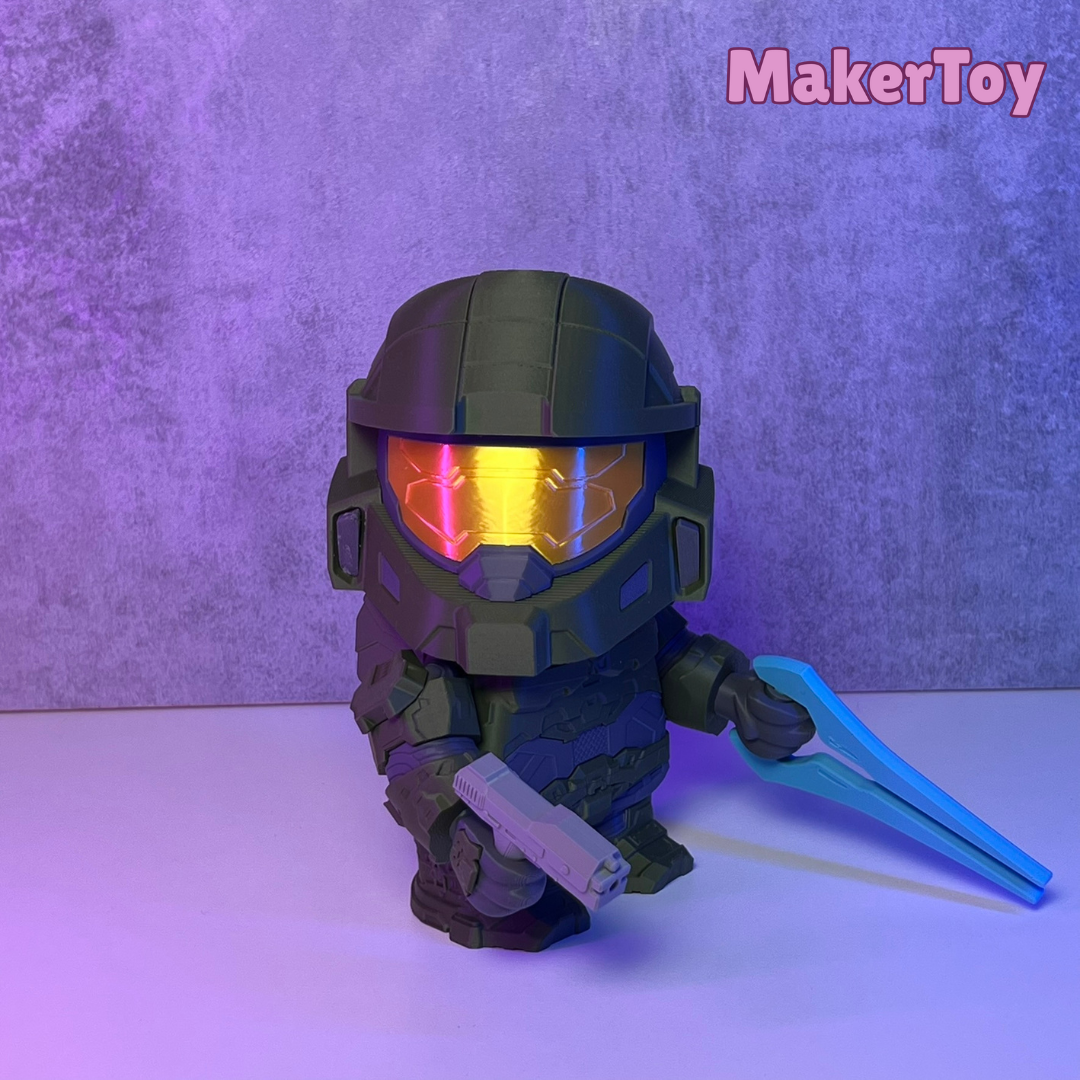 Master Chunk – Chunky Green Sci-Fi Super-Soldier Figure