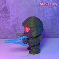 Master Chunk – Chunky Green Sci-Fi Super-Soldier Figure