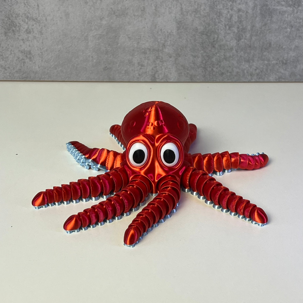Cute Articulated Octopus - Poseable Wiggly Fidget Toy