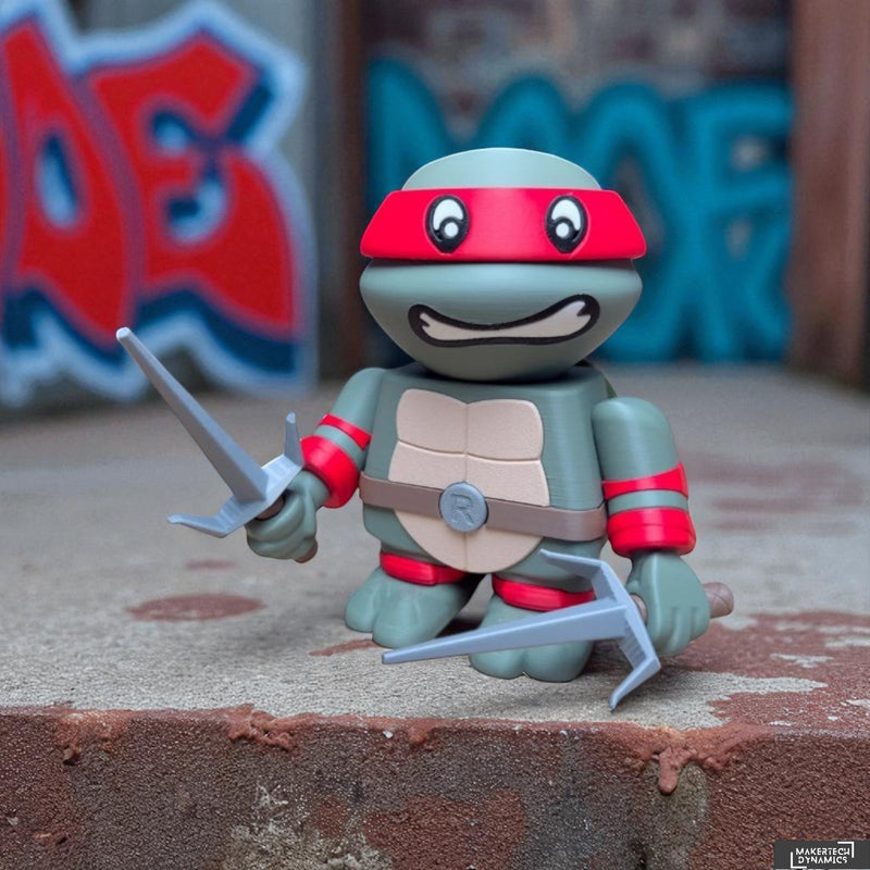 Raphael the Ninja Chunk - chunky 3D printed figure