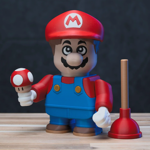 Chunky Mario – Chunky Red-Capped Plumber Figure