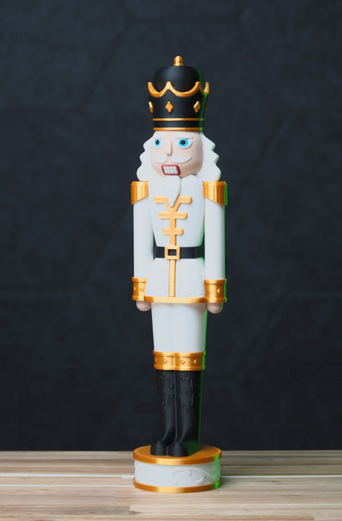 Ornate Chunky Nutcracker – Premium Christmas Soldier Figure