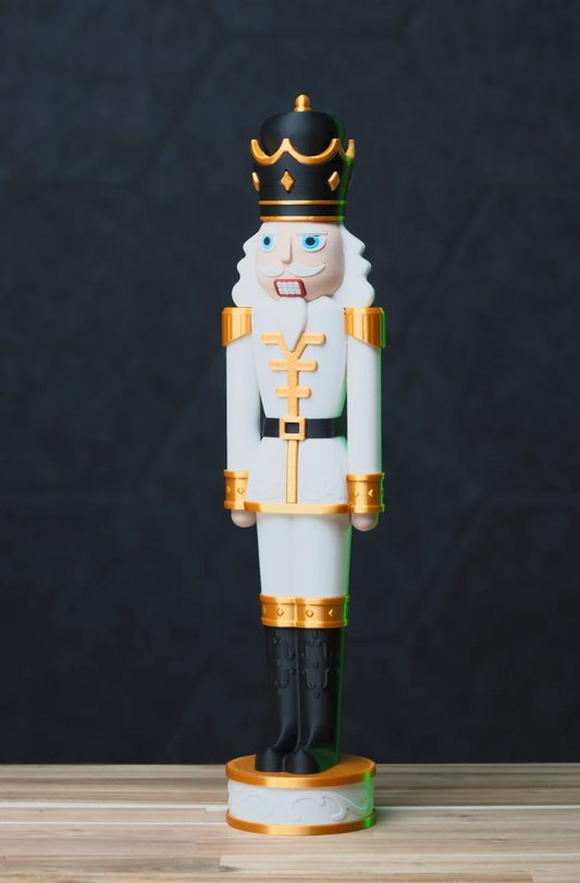 Ornate Chunky Nutcracker – Premium Christmas Soldier Figure