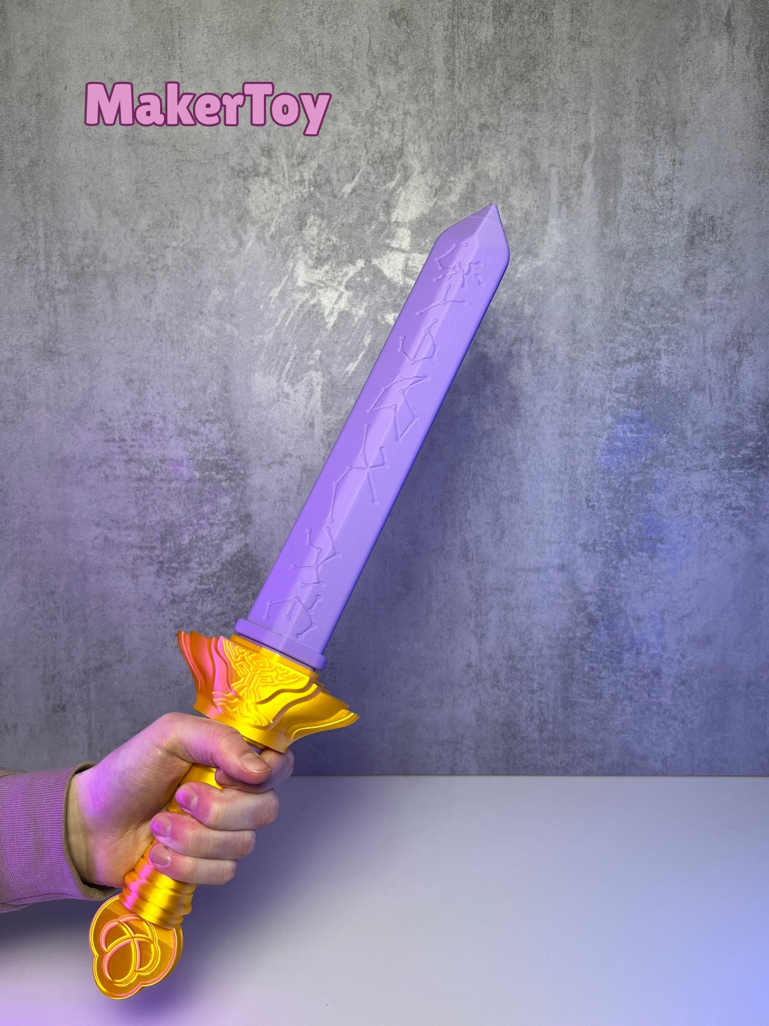 Rumi Sword Replica – K-Pop Demon Hunter Inspired Fantasy Cosplay Prop